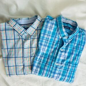 Pair of IZOD Men's Plaid Button-Down Shirts